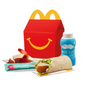 Chicken Snack Wrap Happy Meal with Crispy Chicken