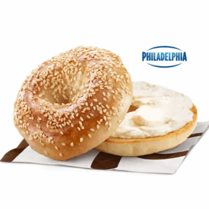 Sesame Bagel With Regular Cream Cheese Product