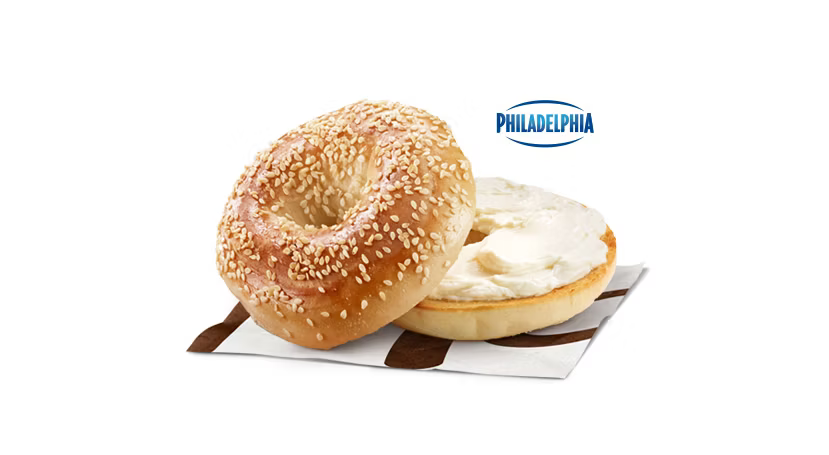 Sesame Bagel With Regular Cream Cheese Product